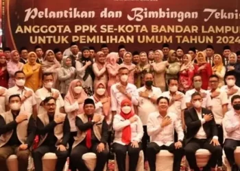 Pelantikan PPK Se-Kota Bandar Lampung, Walikota Eva : Jalankan Tugas Sebaik-baiknya