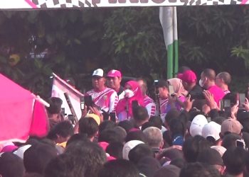 Ribuan Peserta Meriahkan Jalan Sehat HUT Bandar Lampung, Walikota  Eva Siapkan Hadiah Rumah hingga Mobil