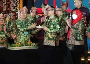 Walikota Eva Dwiana Hadiri Perayaan HUT Apeksi Ke-23 di Kota Palembang