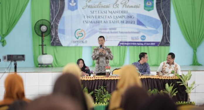 Unila Sosialisasi PMB Jalur Mandiri ke Sekolah-Sekolah Kabupaten/Kota