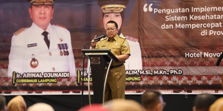 Gubernur Arinal Ajak Jajaran Kesehatan Optimalkan Akses dan Mutu Pelayanan