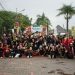 Kontingen UIN RIL Semarakkan Pawai Budaya K-Fest Menggunakan Aksesoris Tapis dan Atribut Topeng Daur Ulang