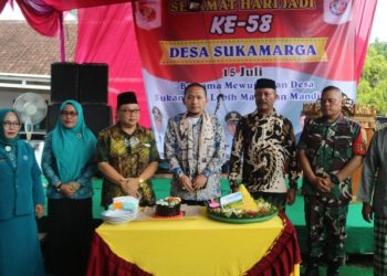 Hadiri Peringatan HUT Desa Sukamarga, Wabup Ardian : Terus Bersemangat Membangun Desa