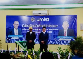 Bupati Lampung Utara Budi Utomo Hadiri Pelantikan Rektor UMKO Periode 2023-2027