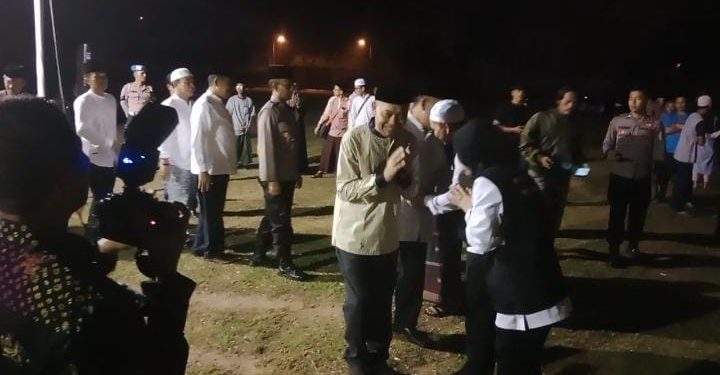 Forkopimda Lampung Utara Sambut Kedatangan 254 Jamaah Haji di Stadion Sukung Kotabumi