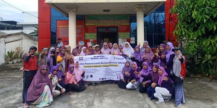 Salimah se-Lampung Helat Gerakan Nasional Lansia Berdaya Bersama Salimah