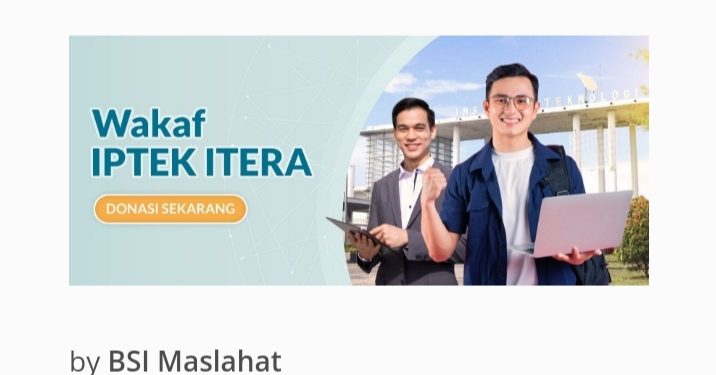 ITERA dan BSI Lampung Sosialisasikan Wakaf Iptek ITERA Kepada Orang Tua Wisudawan