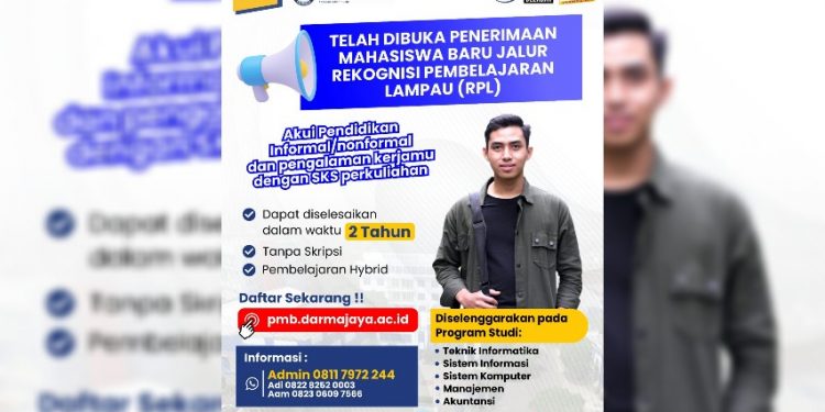 IIB Darmajaya Satu-Satunya Perguruan Tinggi Mendapat Izin Penyelenggaraan RPL di Bandar Lampung