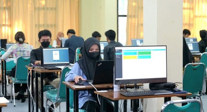 3.312 Peserta Jalur Mandiri Unila Ikuti UTBK