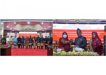 Sidang Paripurna Istimewa  HUT Kota Bandar Lampung, Walikota Eva  Harap PAD Meningkat