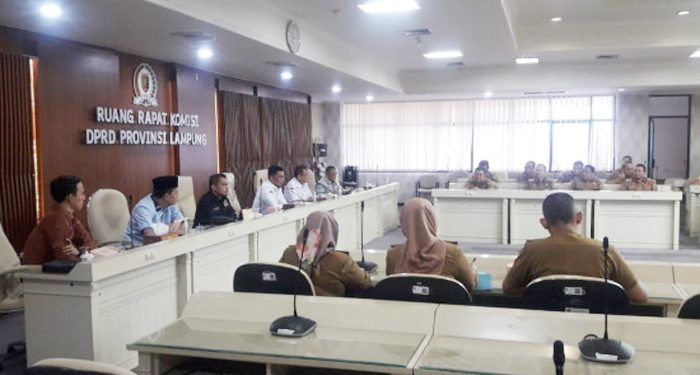 DPRD Provinsi Lampung Bersama Kepsek Bahas PPDB