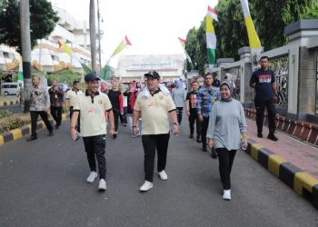 Unila Gelar Senam Bersama Gubernur Lampung