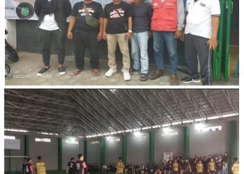 Peringati HUT RI ke 78, Turnamen futsal Sepang Jaya antar RT Berlangsung Meriah
