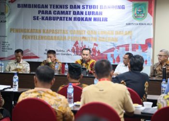 Dirjen Bina Keuangan Daerah Agus Fatoni Beri Motivasi dan Arahan Camat dan Lurah se-Kabupaten Rokan Hilir