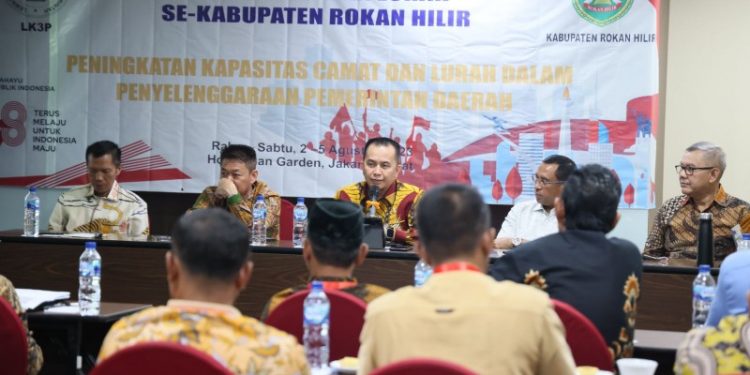 Dirjen Bina Keuangan Daerah Agus Fatoni Beri Motivasi dan Arahan Camat dan Lurah se-Kabupaten Rokan Hilir