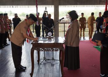 Wagub Chusnunia Lantik Pj Bupati M. Firsada Sebagai Ketua Majelis Pembimbing Cabang Tulangbawang Barat