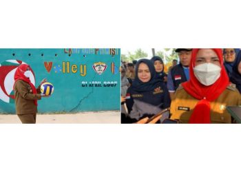 Peringatan HUT RI ke-78, Walikota Eva Dwiana Buka Lomba Voli dan Bulu Tangkis Se-Bandar Lampung