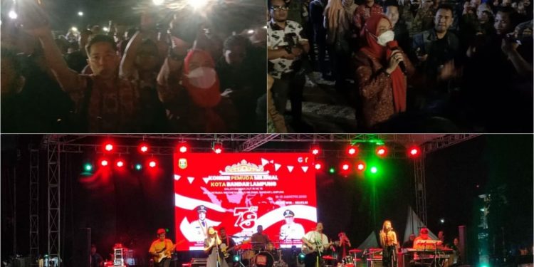 Meriahkan HUT RI Ke-78, Pemkot Bandar Lampung Gelar Konser Pemuda Milenial  