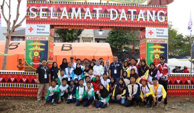 Ketua PMI Lampung Riana Sari Arinal Beri Semangat Seluruh Peserta agar tetap Sehat dan Sukses Mengikuti Acara