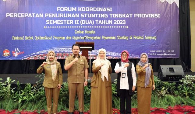 Wagub Chusnunia Optimistis Penurunan Stunting di Provinsi Lampung Capai 10% di Tahun 2024