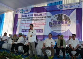 1.340 Mahasiswa Baru FT Unila Ikuti PKKMB Tingkat Fakultas