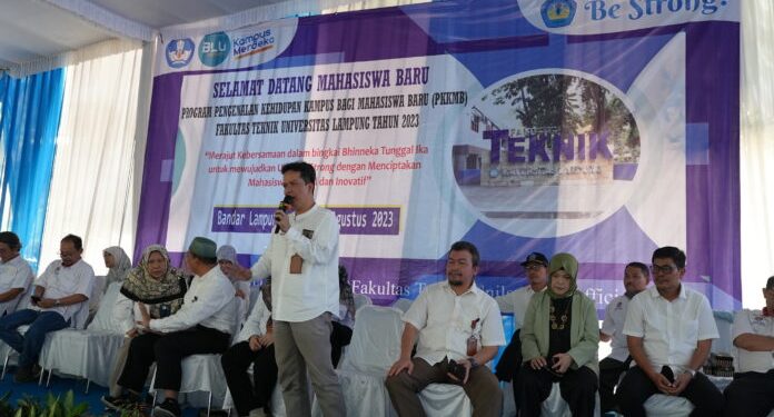 1.340 Mahasiswa Baru FT Unila Ikuti PKKMB Tingkat Fakultas