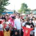 HUT RI Ke-78,  Sekertaris DPD Gerindra Gita Kurniawan Selenggarakan  Jalan Sehat