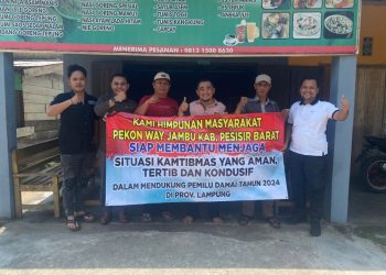 Warga Pekon Jambu Pesibar Deklarasikan Pemilu Damai 2024