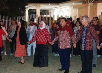 Gubernur Lampung Bersama Ketua YJI Gelar Malam Keakraban Jambore Nasional VII