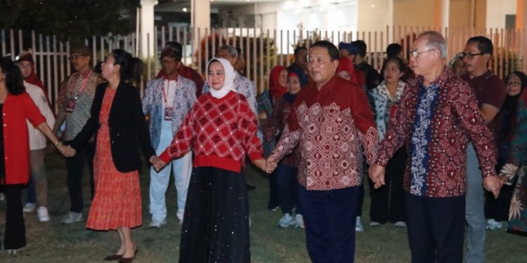 Gubernur Lampung Bersama Ketua YJI Gelar Malam Keakraban Jambore Nasional VII