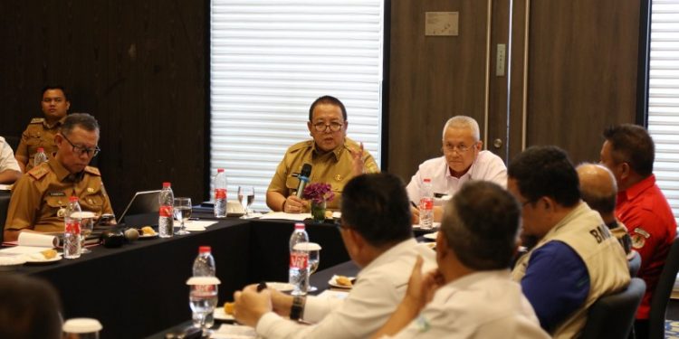 Rakor Penanggulangan Karhutla, Gubernur : Optimalkan Koordinasi dan Sinergitas