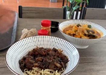 Citarasa Autentik Jjajangmyeon di Hanjjajang Bandar Lampung