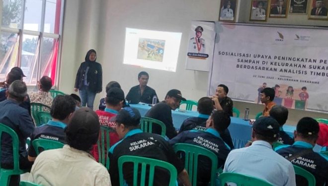 Prodi Teknik Lingkungan ITERA Dampingi Warga Sukarame Analisis Potensi Pengolahan Sampah