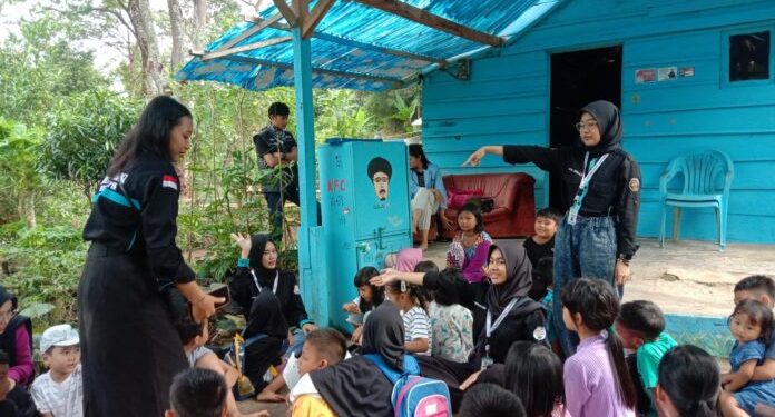 UKM-U Saintek Unila dan Busa Pustaka Kolaborasi Gelar Pengabdian Masyarakat