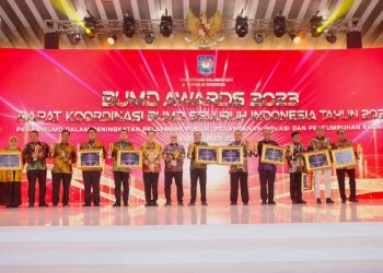 Kemendagri Berikan Penghargaan BUMD Awards dan Rakor BUMD Seluruh Indonesia Tahun 2023