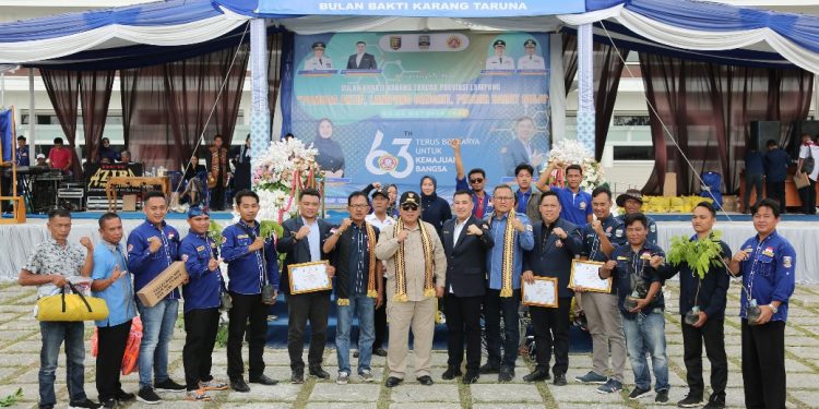 Buka Bulan Bakti Karang Taruna, Gubernur Arinal Harapkan Peran Aktif Pemuda Dalam Pembangunan Daerah