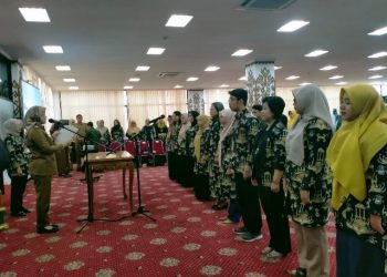 Kadis PPPA Kukuhkan Pengurus Forkom Puspa Lampung Periode 2023-2026 