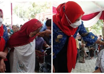 Walikota Eva Dwiana Serahkan Bantuan Untuk Lansia dan Penyandang Disabilitas