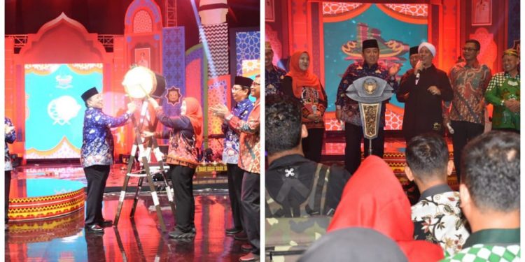 Pembukaan MTQ Lampung Meriah, Gubernur dan Kepala Daerah Nyanyi Religi