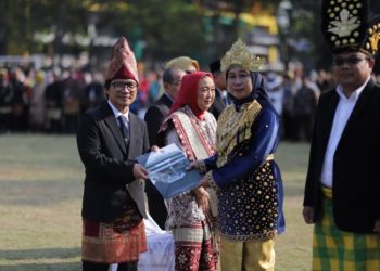 Sivitas Akademika Unila Gelar Upacara Peringatan HUT RI ke-78