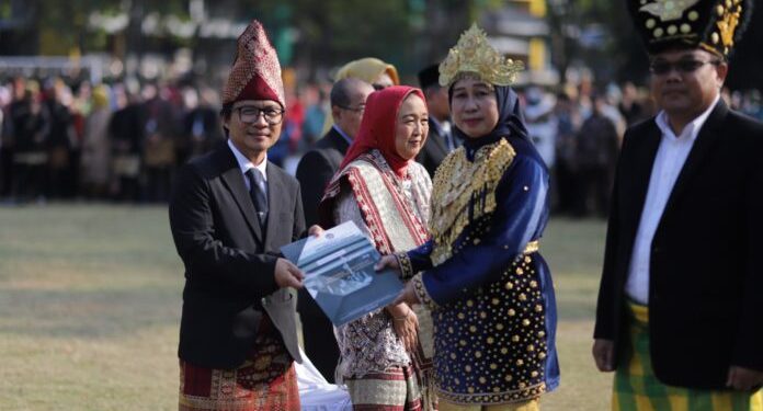 Sivitas Akademika Unila Gelar Upacara Peringatan HUT RI ke-78