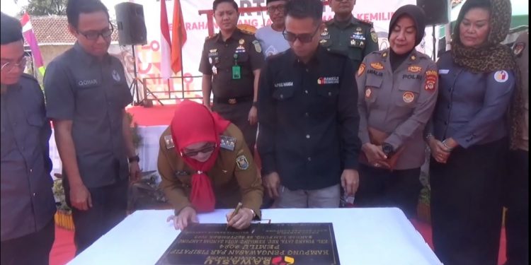 Pemkot Bandar Lampung Bersama Bawaslu Resmikan Kampung Partisipasi Pemilu