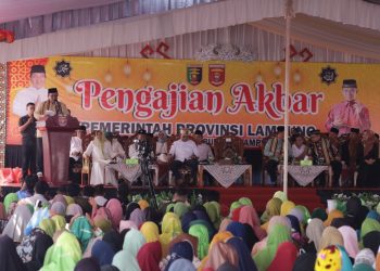 Pemerintah Provinsi Lampung Gelar Pengajian Akbar di Kabupaten Lampung Barat