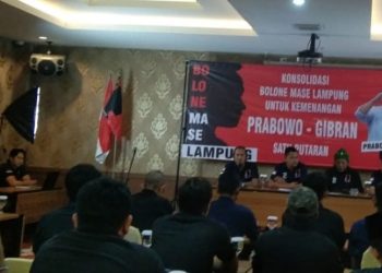 Relawan Bolone Mase Lampung Konsolidasi Menangankan Prabowo – Gibran