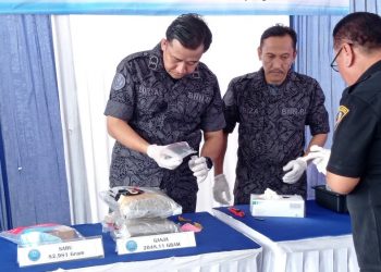 BNN Lampung Musnahkan 82,981 Gram Sabu dan 2.048,11 Gram Ganja