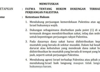 MUI : Haram Membeli Produk Israel dan Para Pendukung Israel