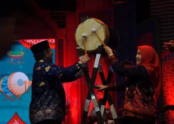 Bersama Gubernur , Walikota Bandar Eva Dwiana Buka MTQ ke-50 Tingkat Provinsi Lampung