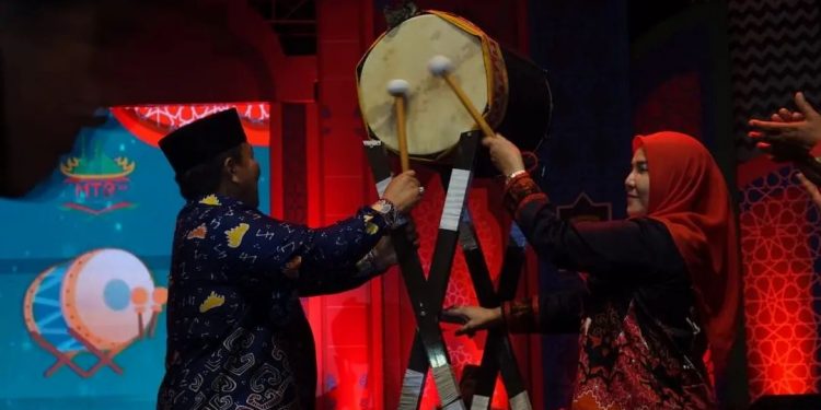 Bersama Gubernur , Walikota Bandar Eva Dwiana Buka MTQ ke-50 Tingkat Provinsi Lampung