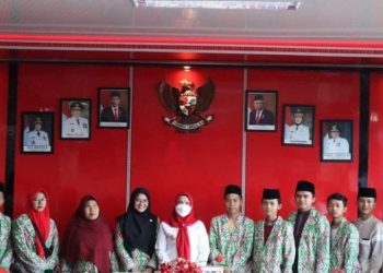Walikota Eva Dwiana Terima kunjungan Para Pemenang MTQ Tingkat Provinsi