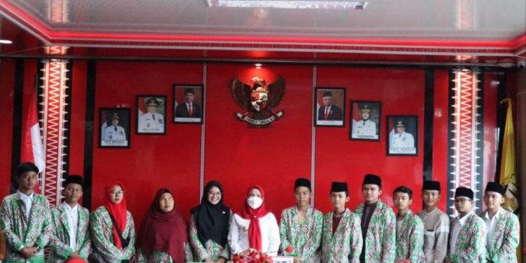 Walikota Eva Dwiana Terima kunjungan Para Pemenang MTQ Tingkat Provinsi